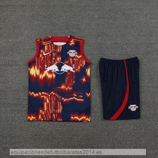 Nuevo Entrenamiento Sin Mangas Conjunto Completo Leipzig 23/24 Rojo Azul Baratas